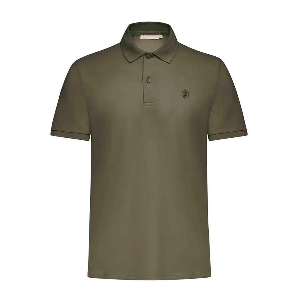 LUMBERJACK 102268296 MILITARY GREEN Polo Uomo 