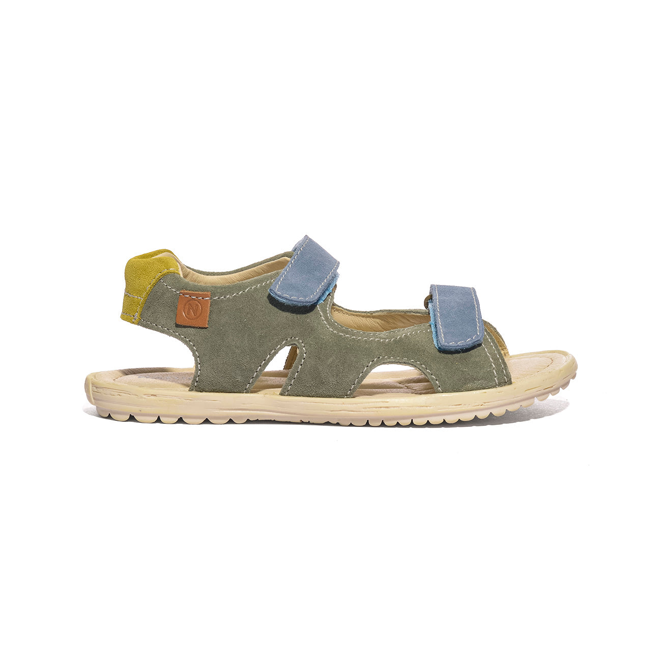 NATURINO 0010502430.02.3F44 OLIVE CELESTE Sandali Bambino 