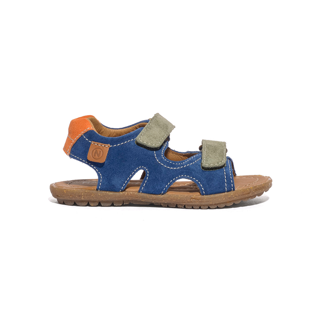 NATURINO 0010502430.02.4C10 BERMUDA OLIVE Sandali Bambino 