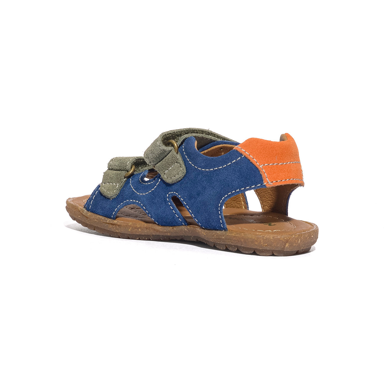 NATURINO 0010502430.02.4C10 BERMUDA OLIVE Sandali Bambino 