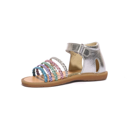NATURINO 0010502667.09.2Q14 SILVER PINK Sandali Bambina 