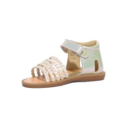 NATURINO 0010502667.10.1N04 WHITE PINK Sandali Bambina 