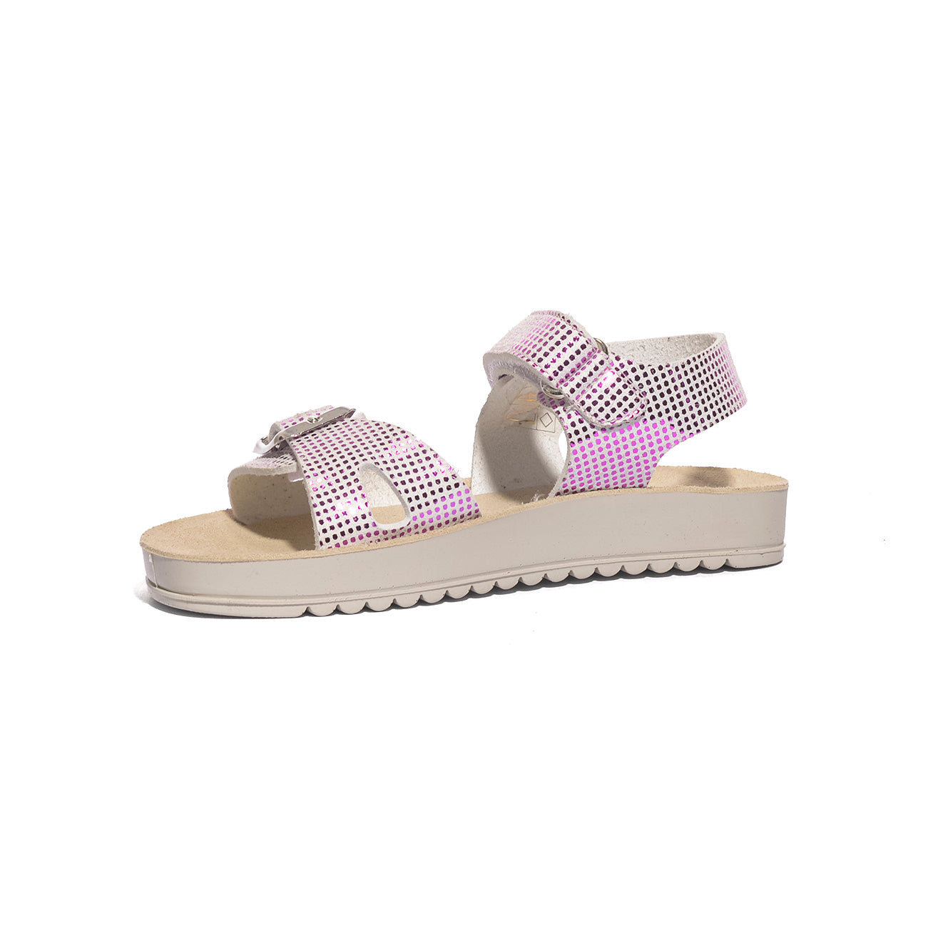 NATURINO 0010503212.02.1N11 WHITE FUCHSIA Sandali Bambina 