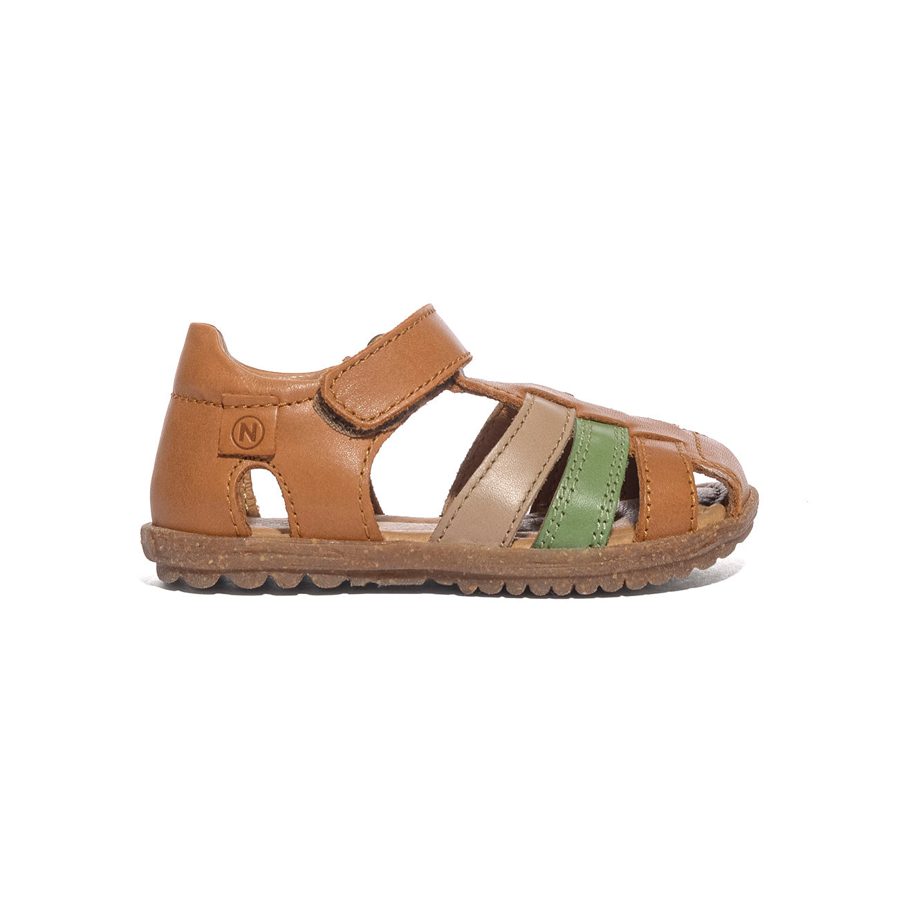 NATURINO 0011500724.01.2D60 COGNAC KAKI Sandali Bambino 