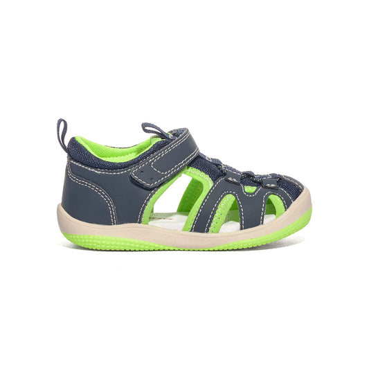 NATURINO 0011501080.01.1C38 NAVY GREEN Sandali Bambino 