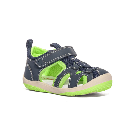 NATURINO 0011501080.01.1C38 NAVY GREEN Sandali Bambino 
