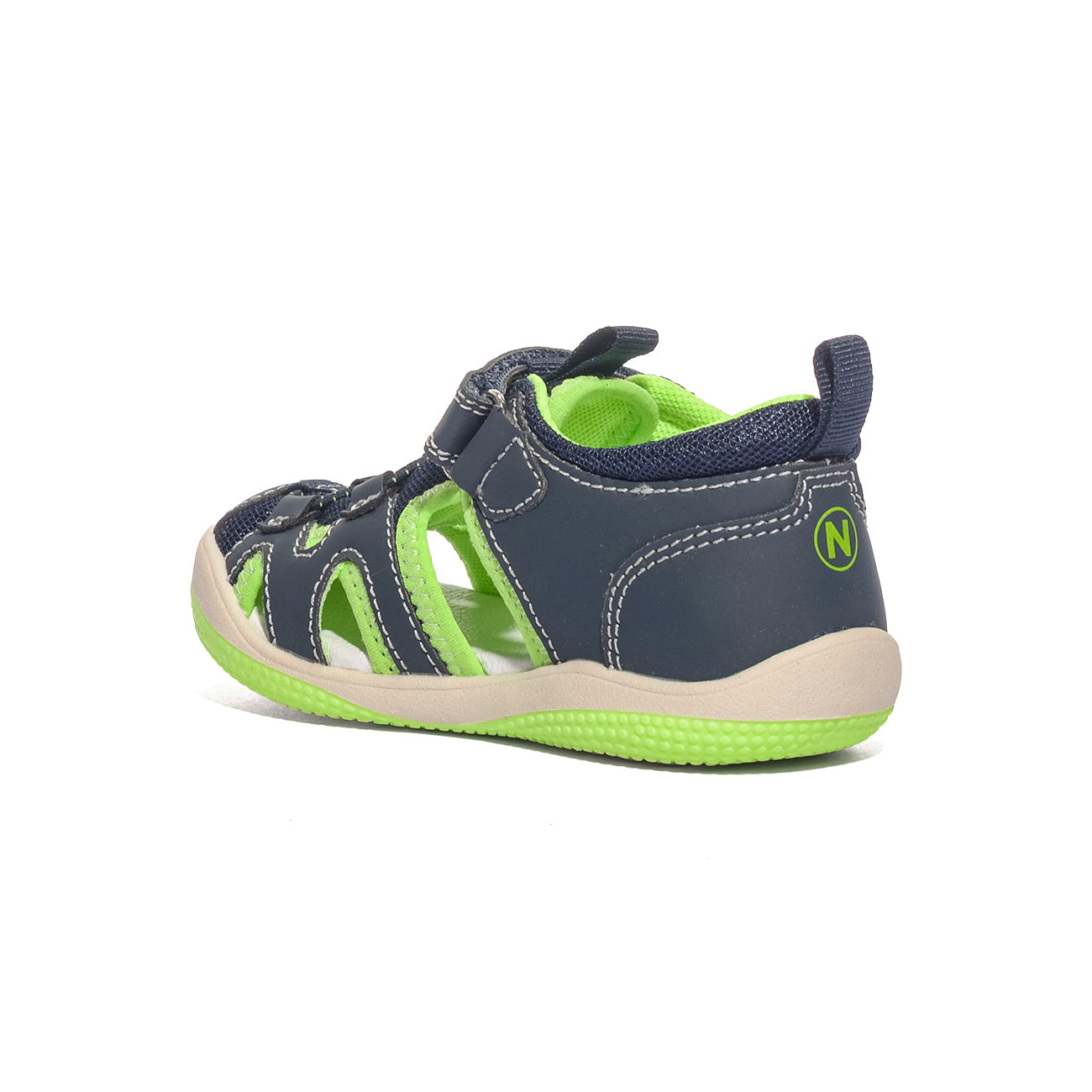 NATURINO 0011501080.01.1C38 NAVY GREEN Sandali Bambino 