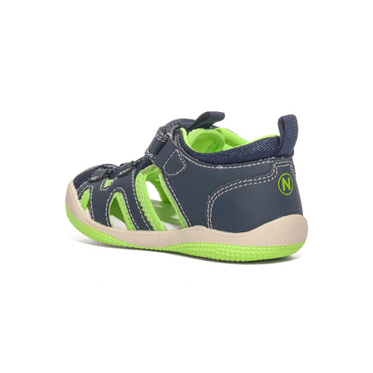 NATURINO 0011501080.01.1C38 NAVY GREEN Sandali Bambino 