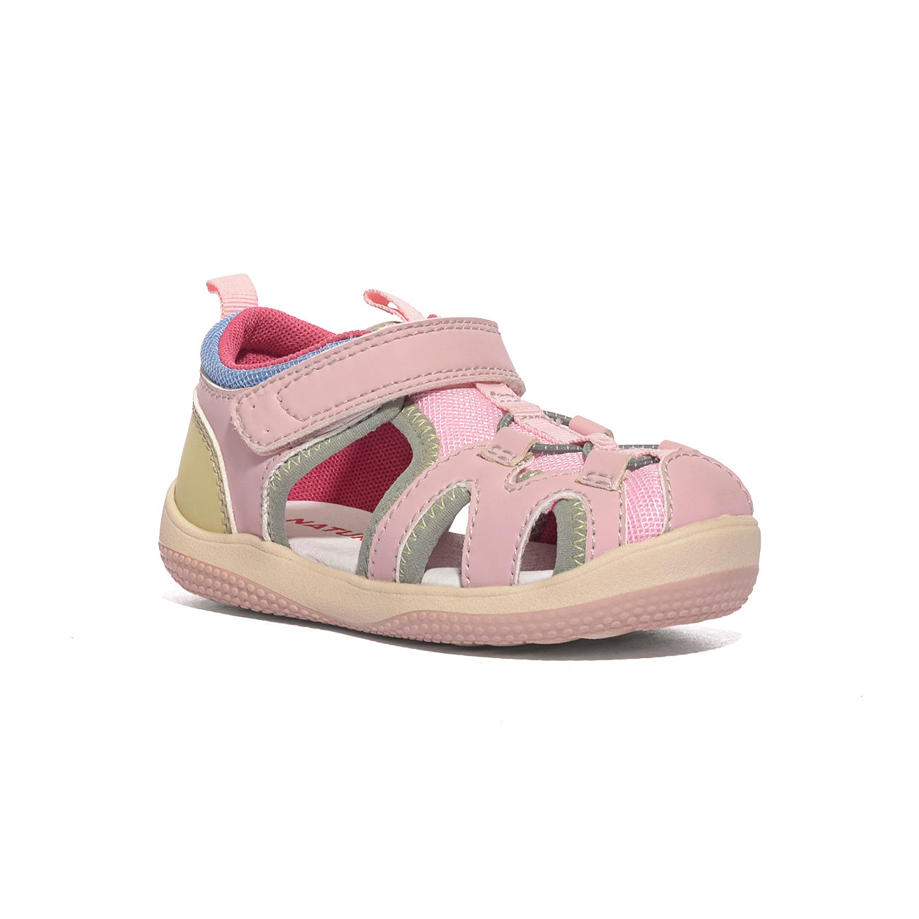 NATURINO 0011501080.01.1M17 PINK PAGLIA Sandali Bambina 