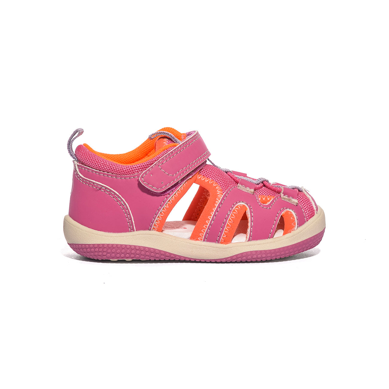 NATURINO 0011501080.01.1l11 FUCHSIA ORANGE Sandali Bambina 