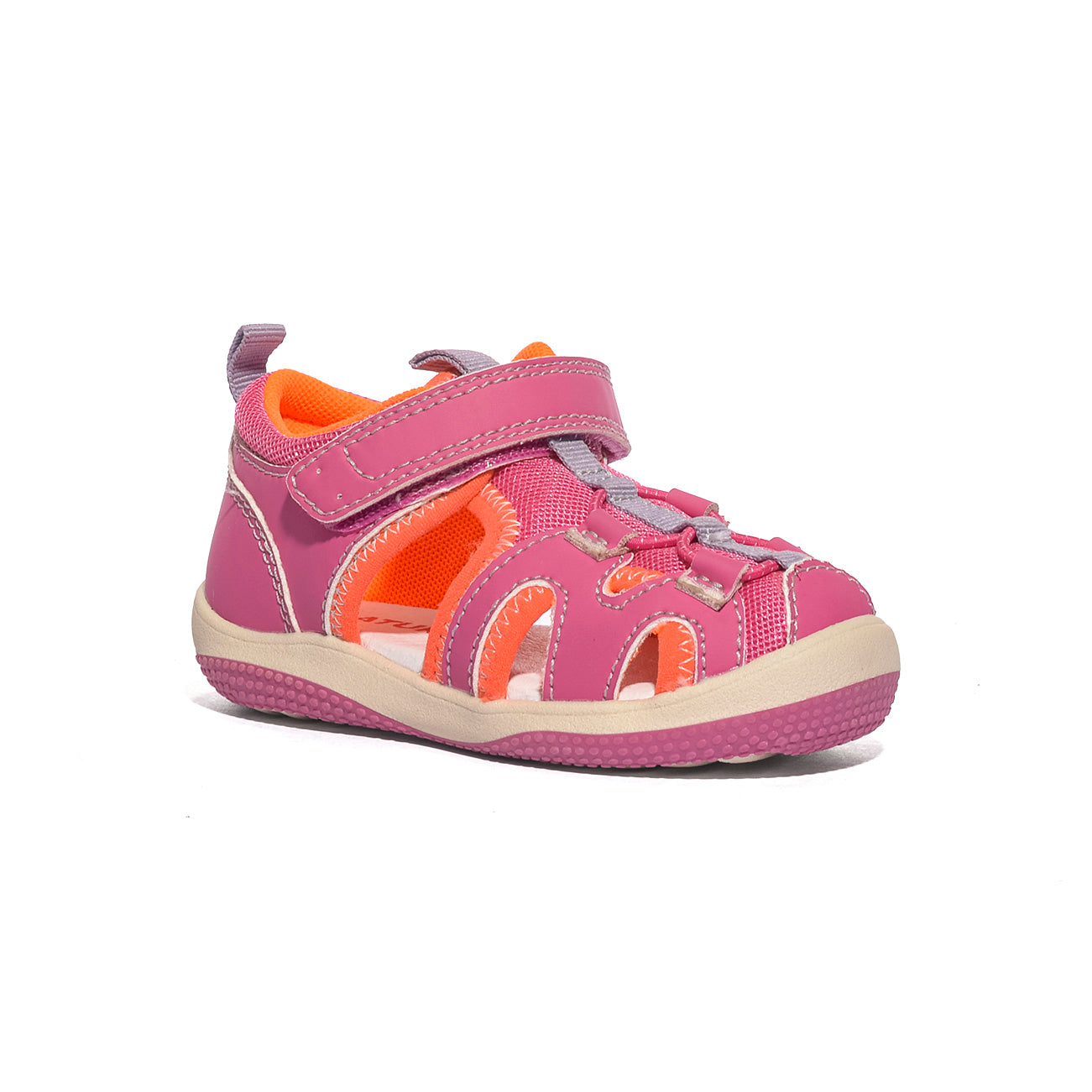 NATURINO 0011501080.01.1l11 FUCHSIA ORANGE Sandali Bambina 