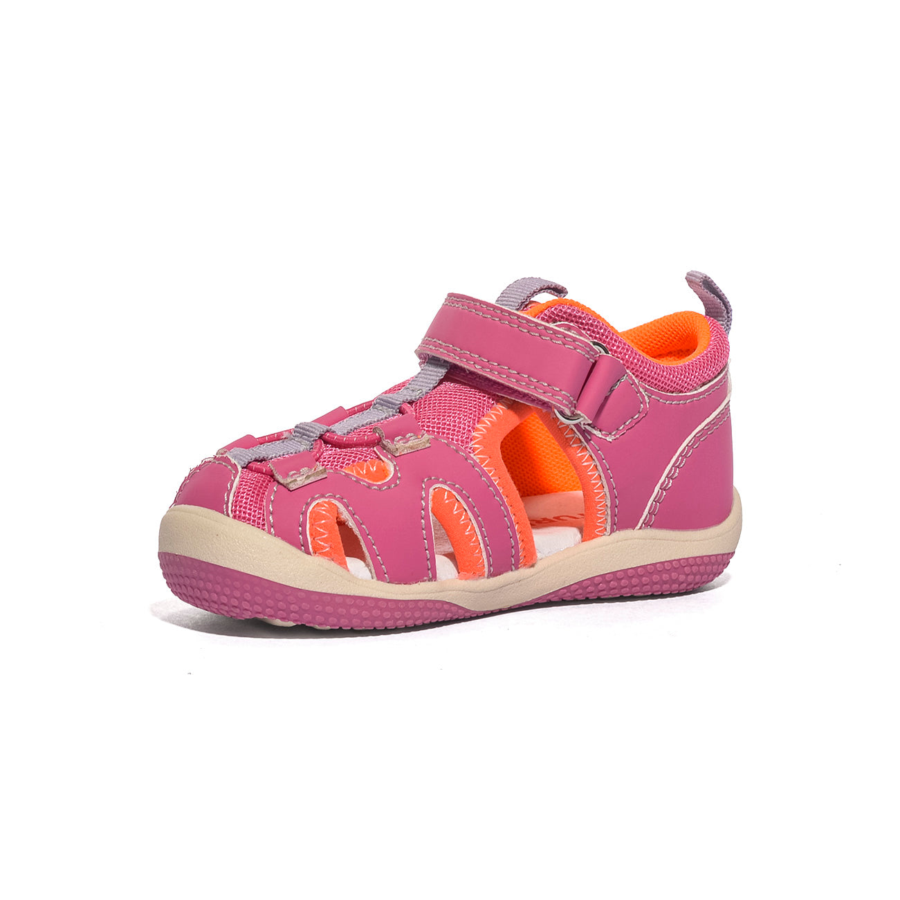NATURINO 0011501080.01.1l11 FUCHSIA ORANGE Sandali Bambina 