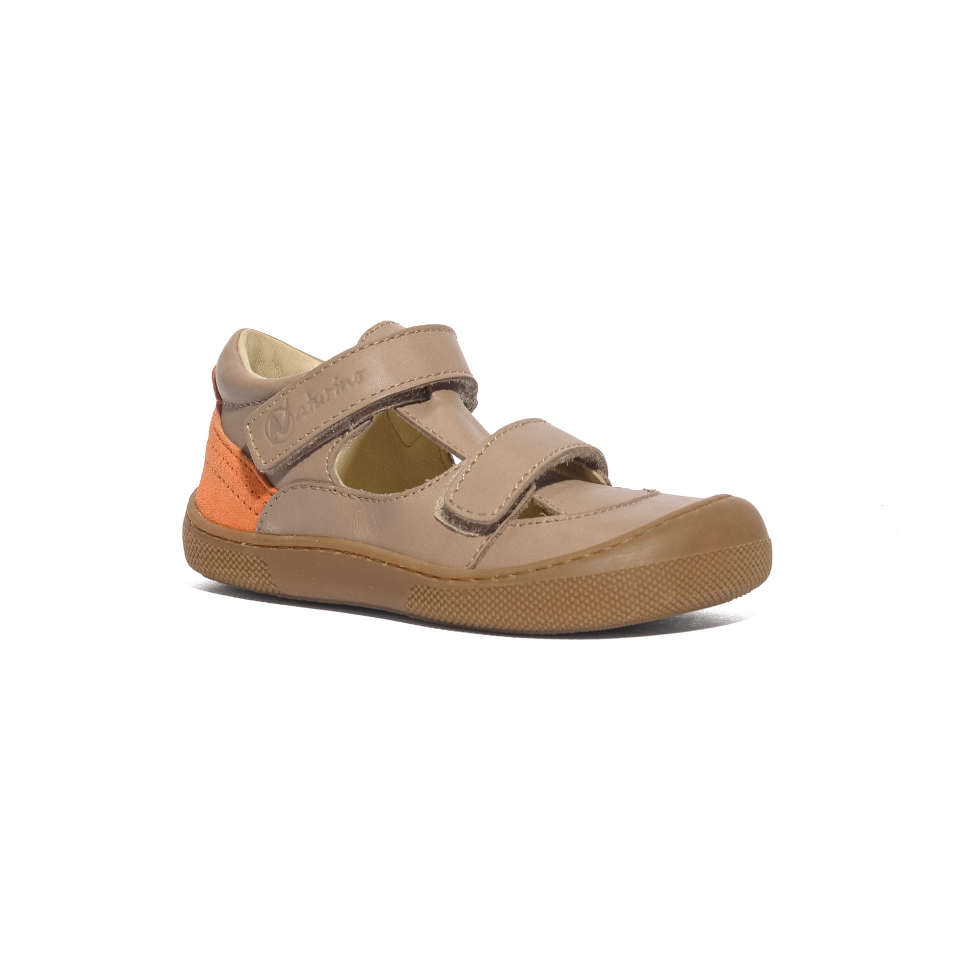 NATURINO 0012018470.01.1D16 TAUPE ORANGE Sandali Bambino 