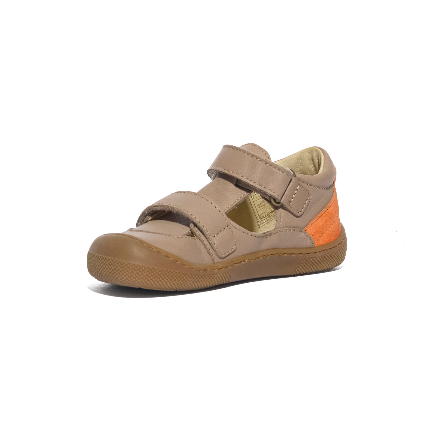 NATURINO 0012018470.01.1D16 TAUPE ORANGE Sandali Bambino 