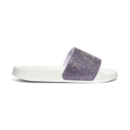 SUN 68 X36211 BIANCO/LILLA Ciabatte Donna 