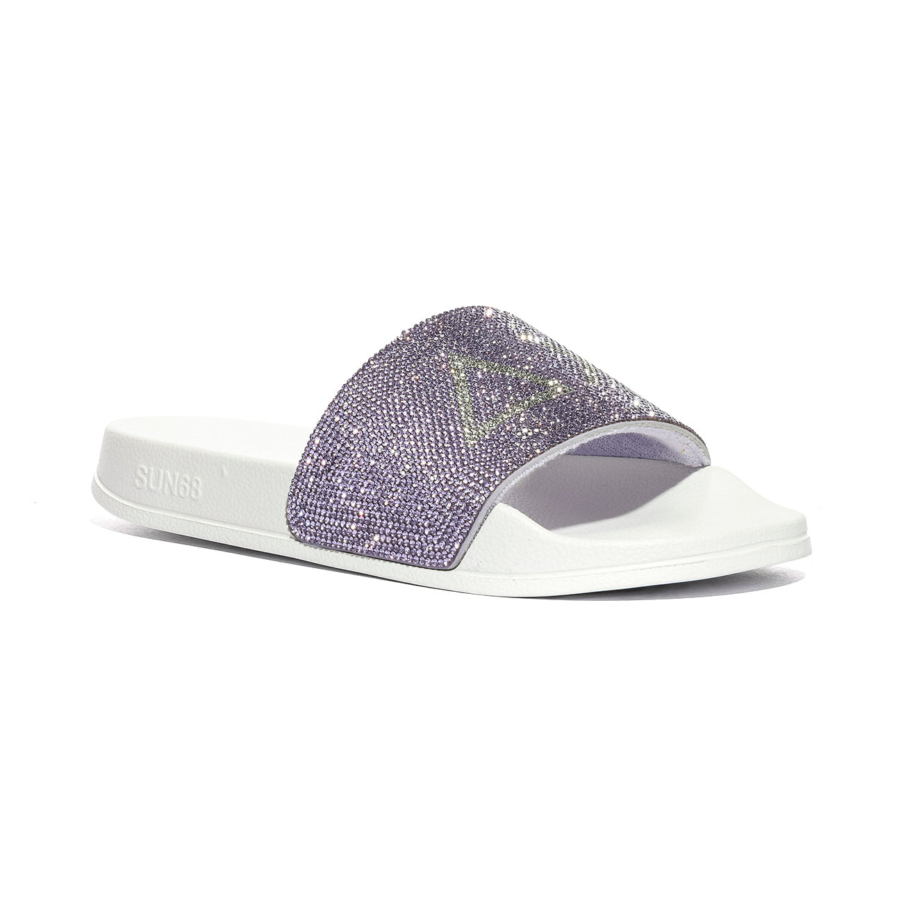SUN 68 X36211 BIANCO/LILLA Ciabatte Donna 