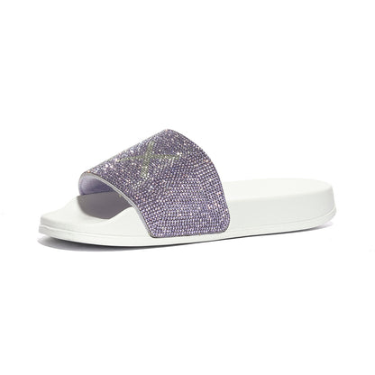 SUN 68 X36211 BIANCO/LILLA Ciabatte Donna 