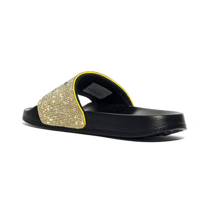 SUN 68 X36211 NERO/ORO Ciabatte Donna 
