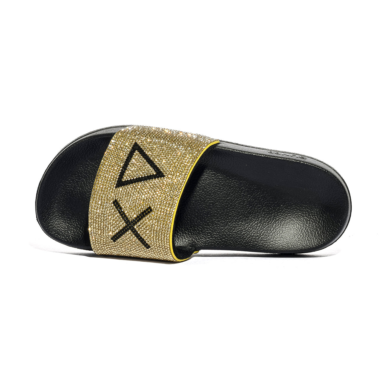 SUN 68 X36211 NERO/ORO Ciabatte Donna 