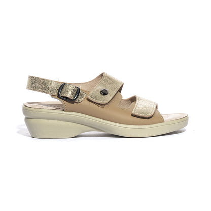 VALLEVERDE 25313 BEIGE Sandali Donna 