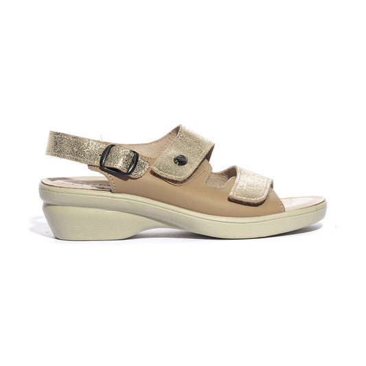 VALLEVERDE 25313 BEIGE Sandali Donna 