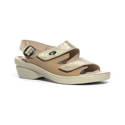 VALLEVERDE 25313 BEIGE Sandali Donna 