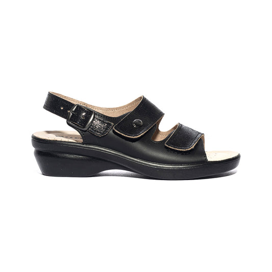 VALLEVERDE 25313 NERO Sandali Donna 