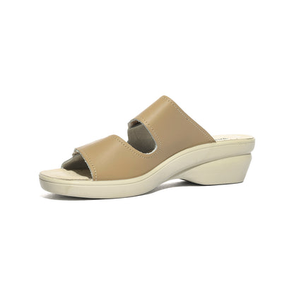 VALLEVERDE 25315 BEIGE Ciabatte Donna 