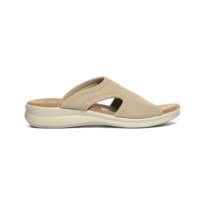 VALLEVERDE 25321 BEIGE Ciabatte Donna 