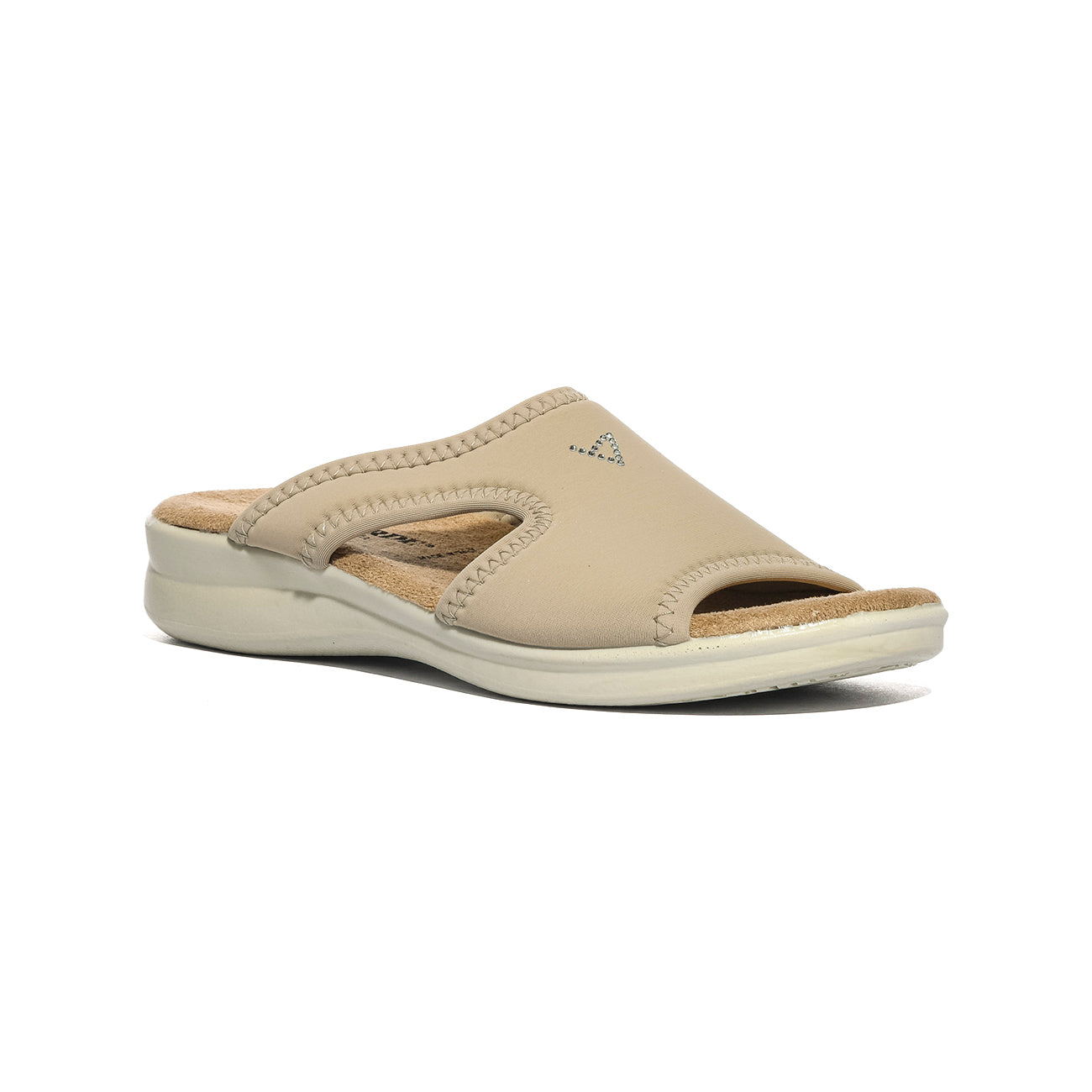 VALLEVERDE 25321 BEIGE Ciabatte Donna 