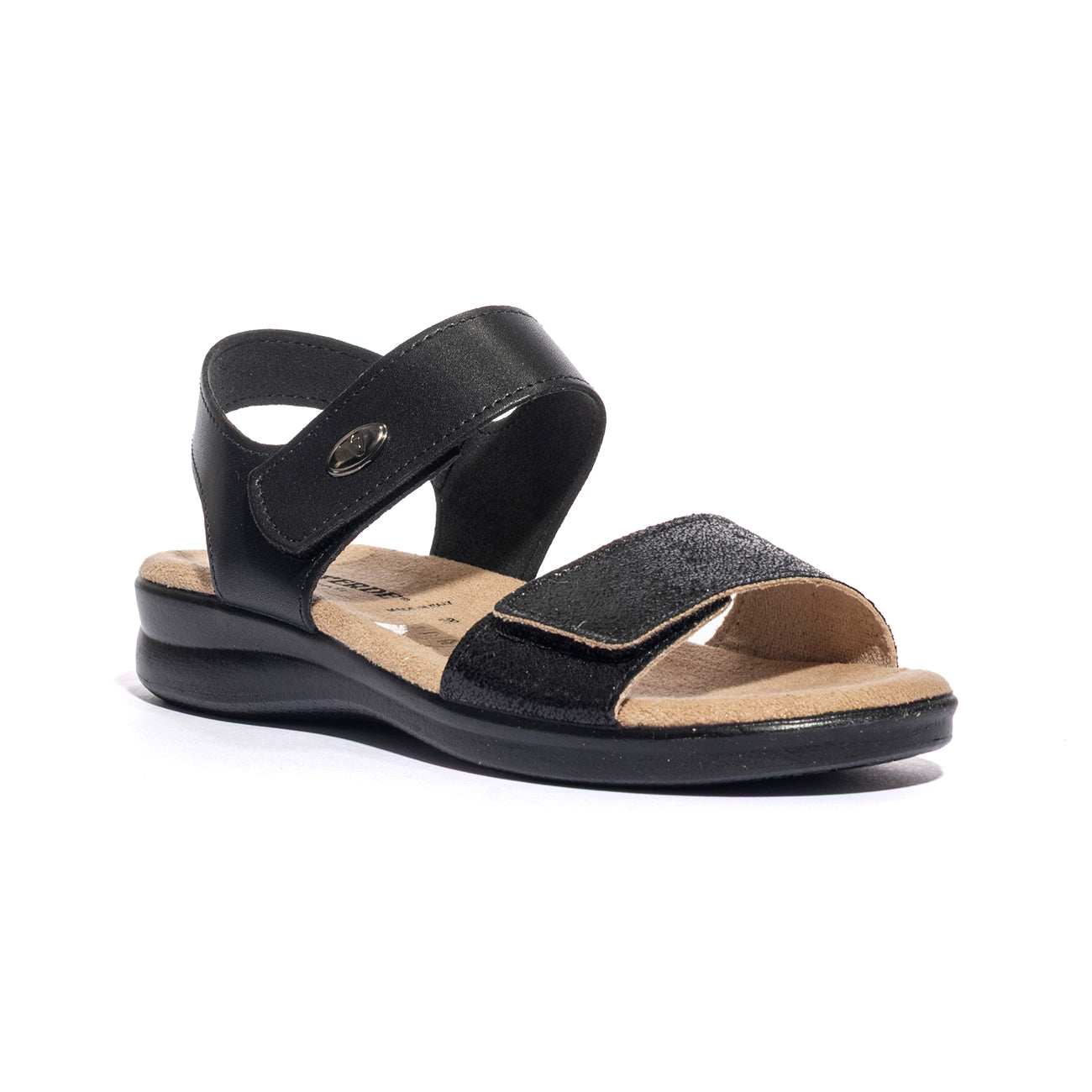 VALLEVERDE 25333 BLACK Sandali Donna 