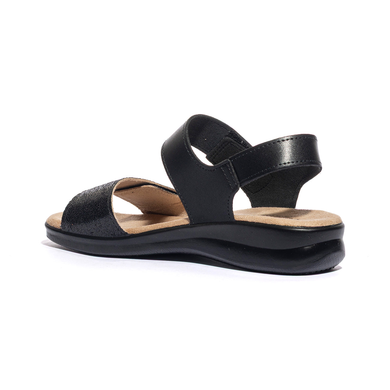 VALLEVERDE 25333 BLACK Sandali Donna 