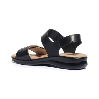 VALLEVERDE 25333 BLACK Sandali Donna 