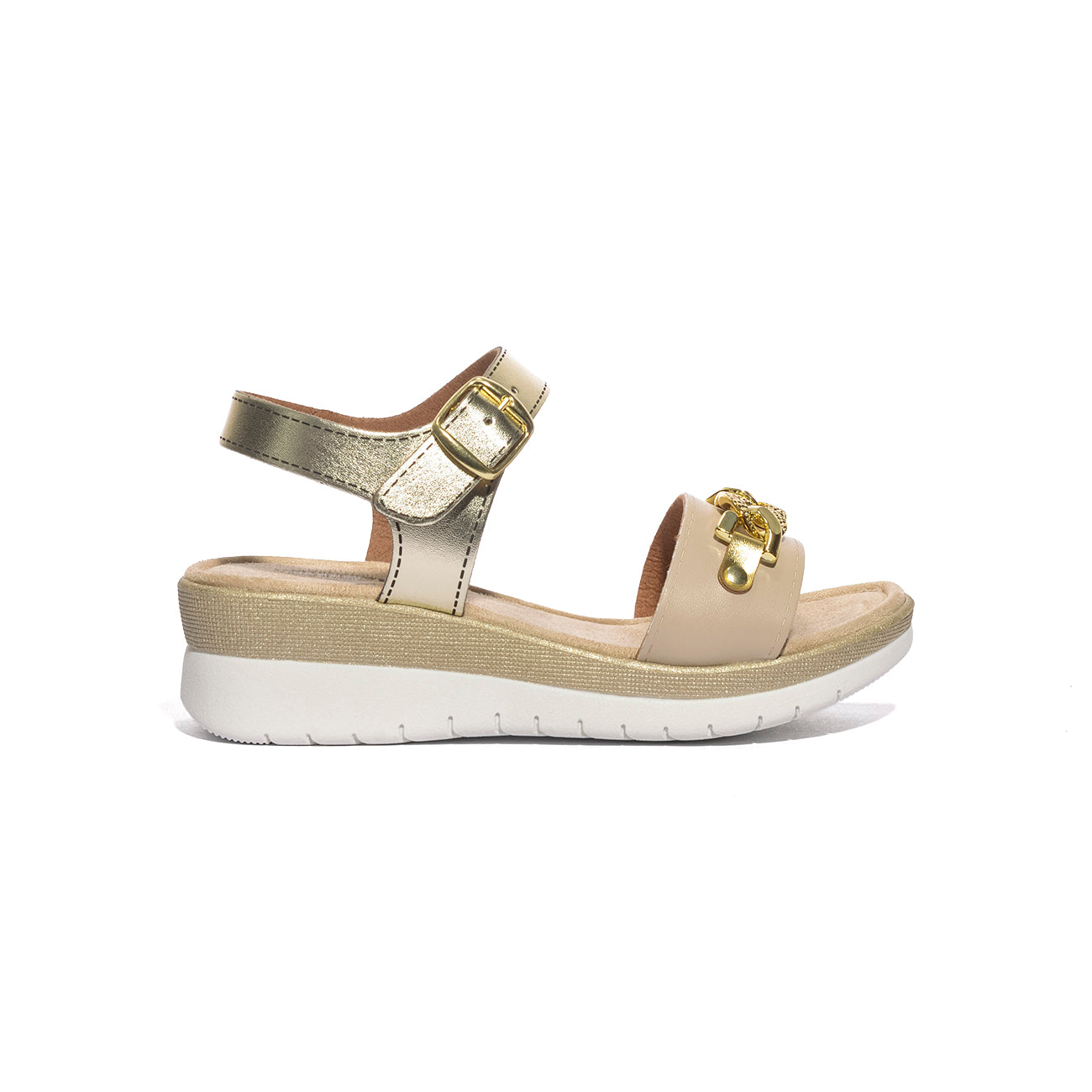 VALLEVERDE 52103 BEIGE Sandali Donna 