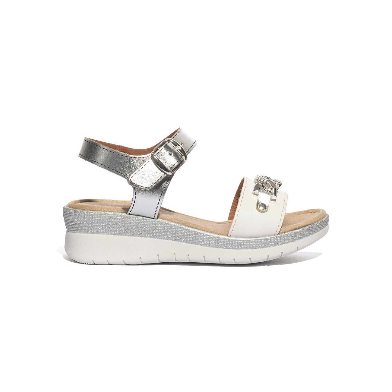 VALLEVERDE 52103 BIANCO Sandali Donna 