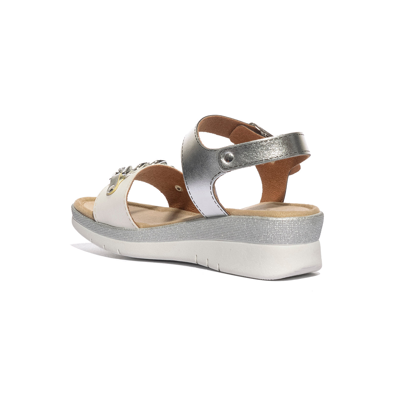 VALLEVERDE 52103 BIANCO Sandali Donna 