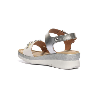 VALLEVERDE 52103 BIANCO Sandali Donna 