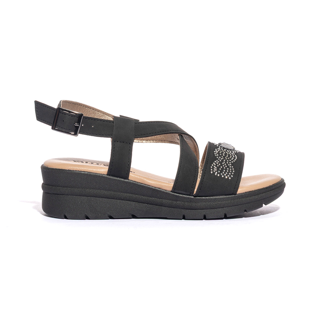 VALLEVERDE 55560 NERO Sandali Donna 