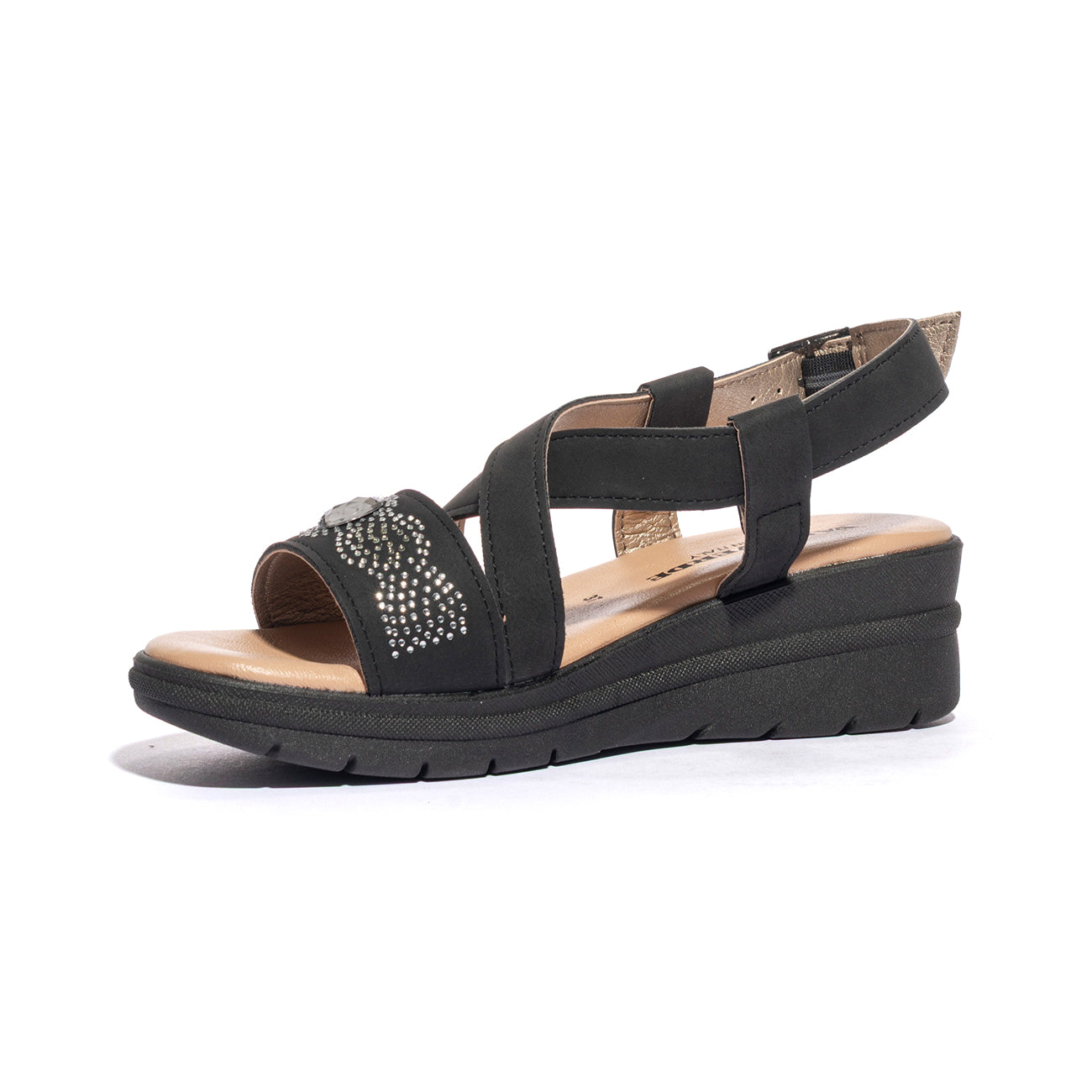 VALLEVERDE 55560 NERO Sandali Donna 