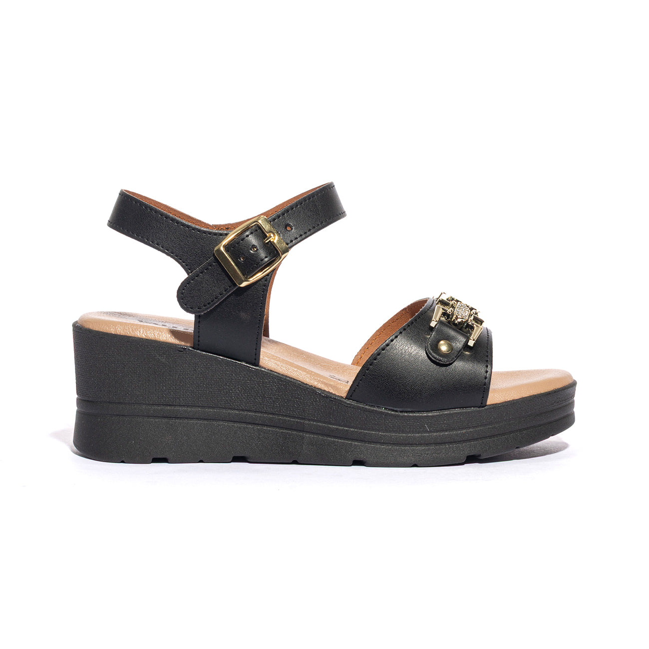 VALLEVERDE 55580 NERO Sandali Donna 