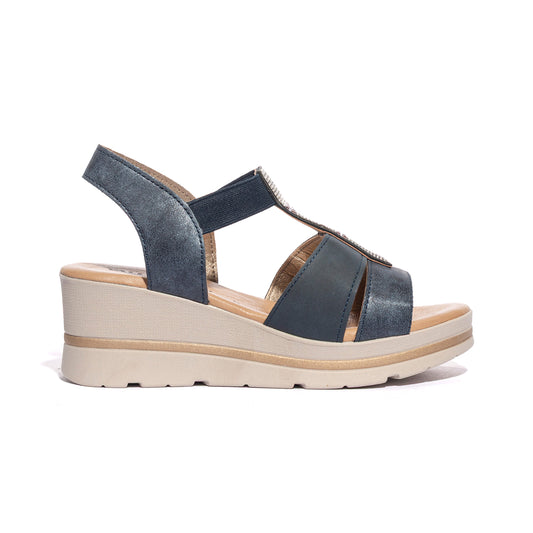 VALLEVERDE 55581 BLU Sandali Donna 