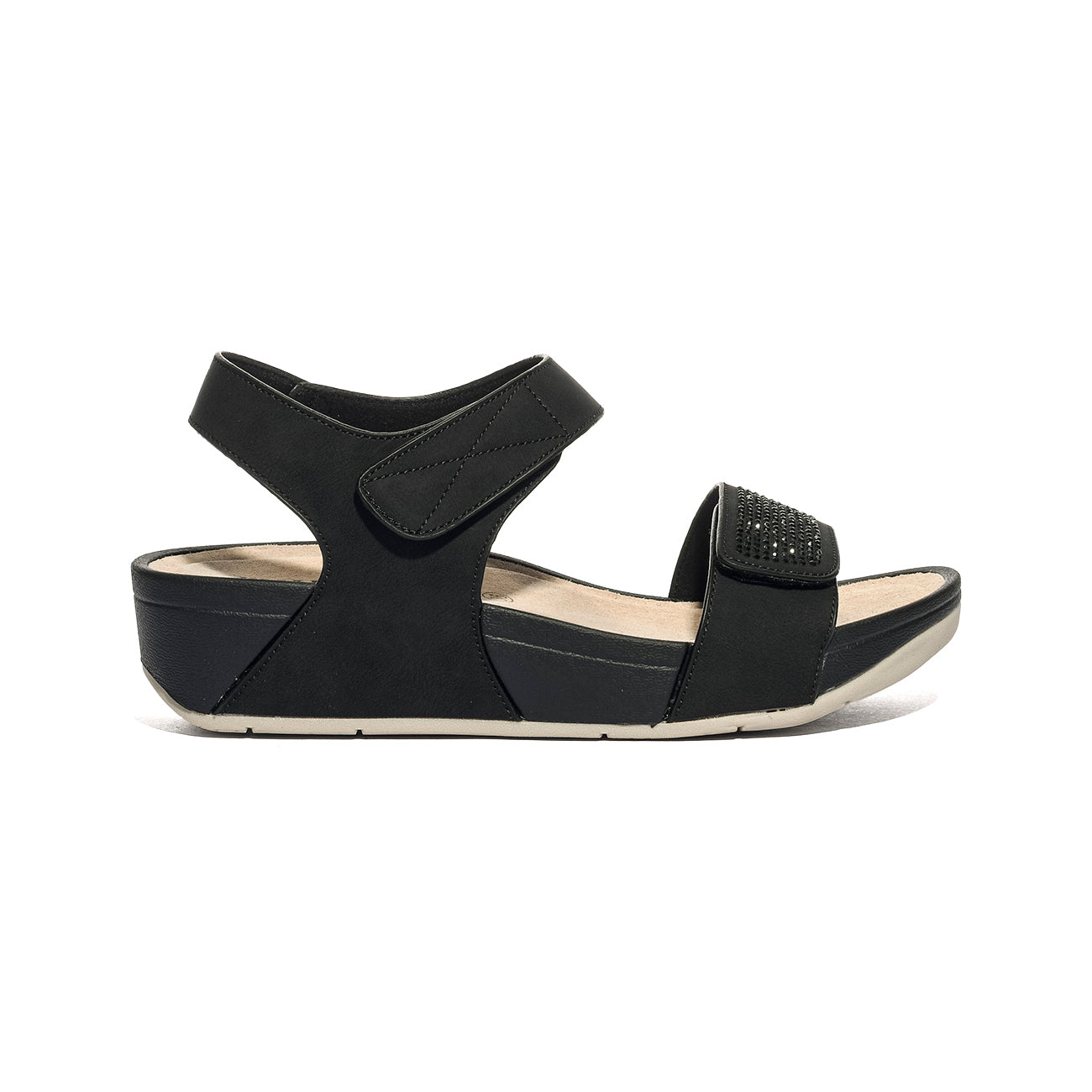 VALLEVERDE V652Z BLACK Sandali Donna 