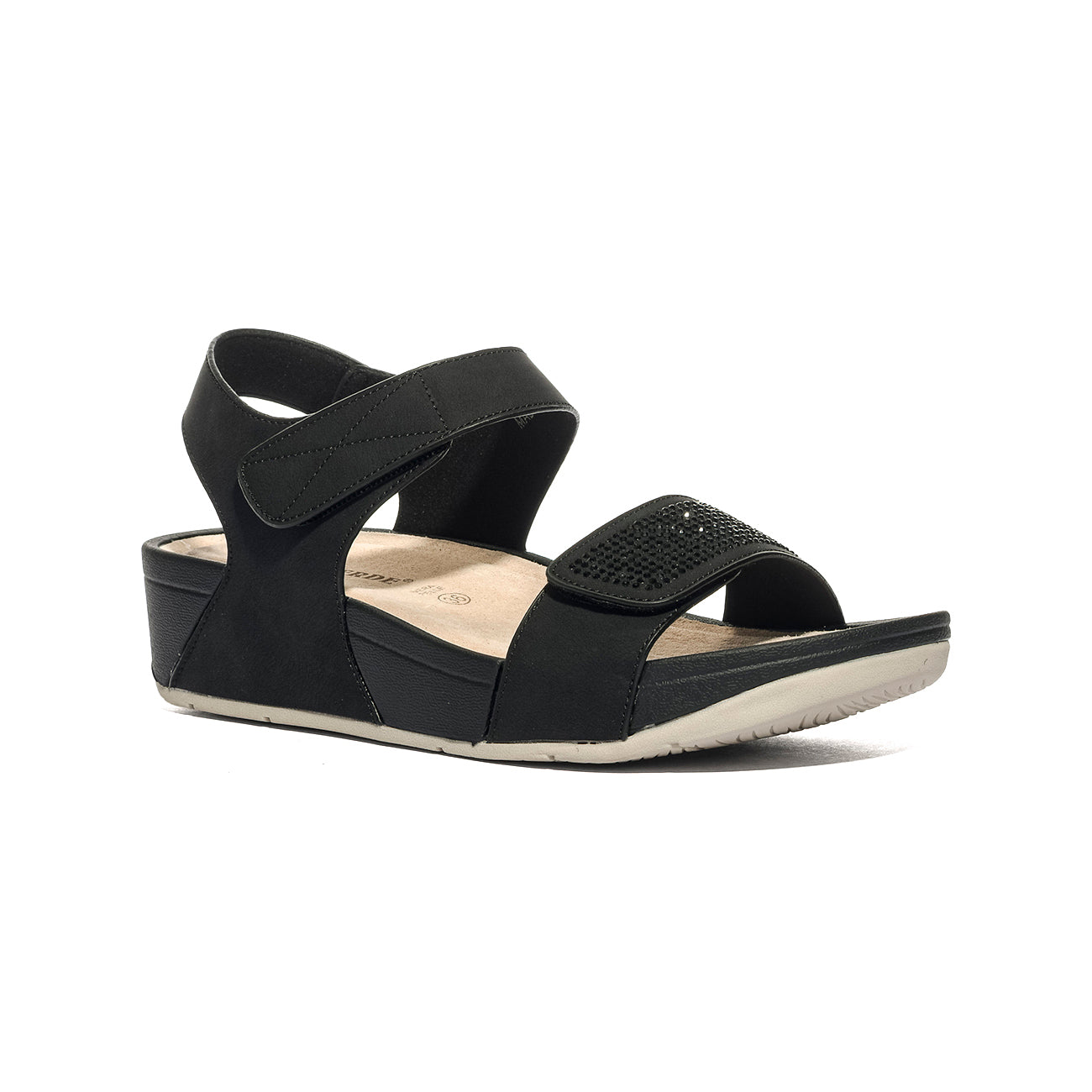 VALLEVERDE V652Z BLACK Sandali Donna 