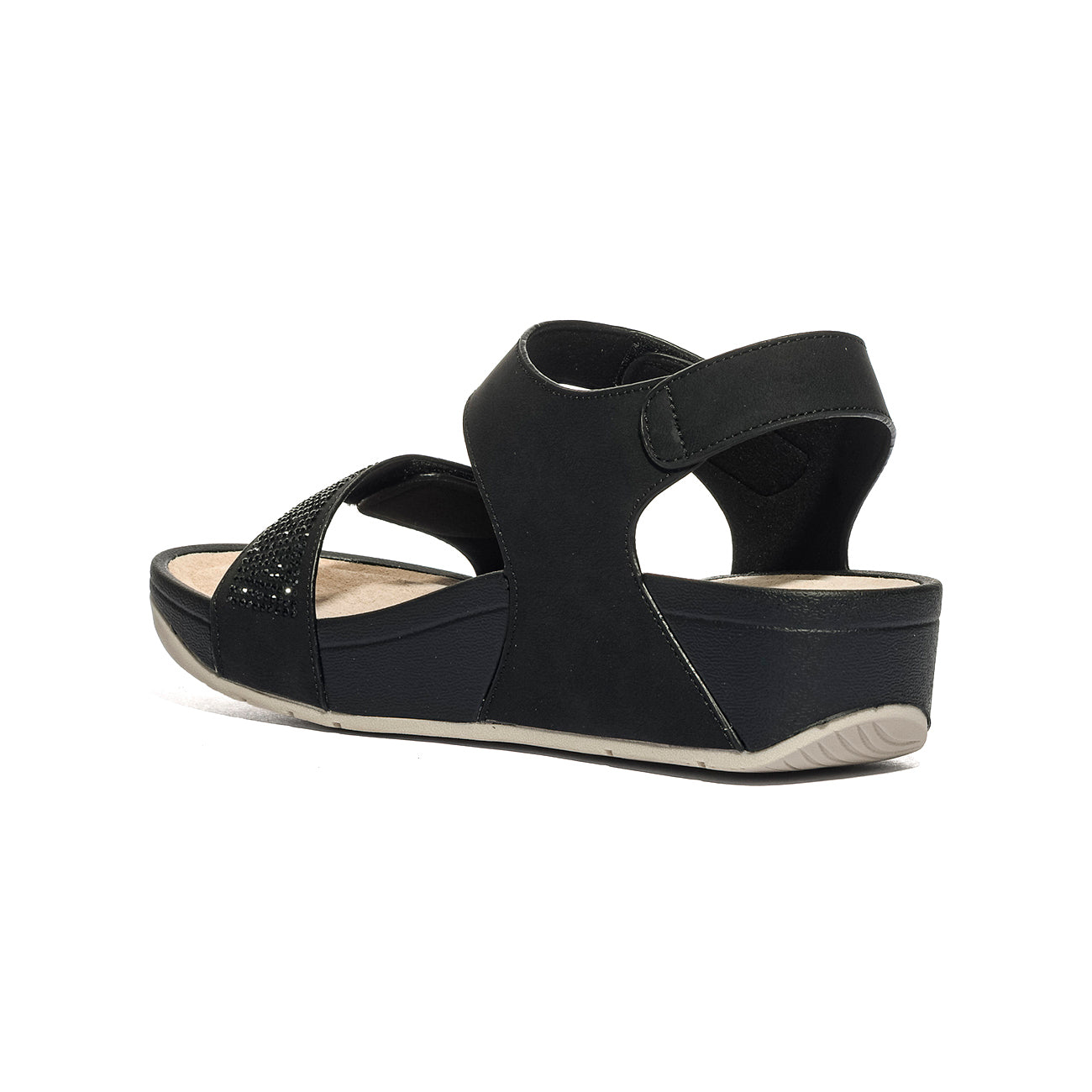 VALLEVERDE V652Z BLACK Sandali Donna 