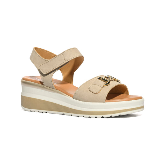 VALLEVERDE VGL201AF BEIGE Sandali Donna 