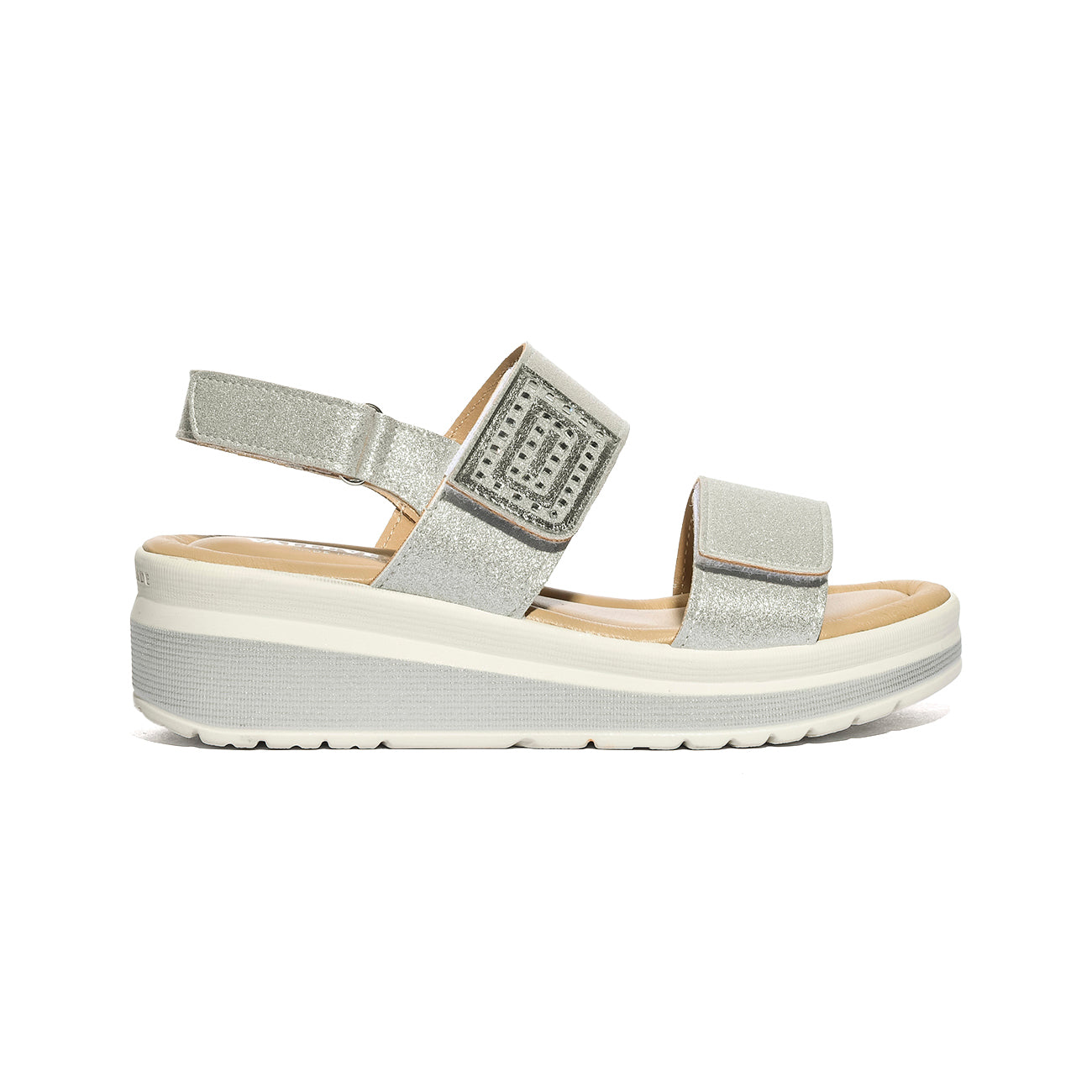 VALLEVERDE VMI104M ARGENTO Sandali Donna 
