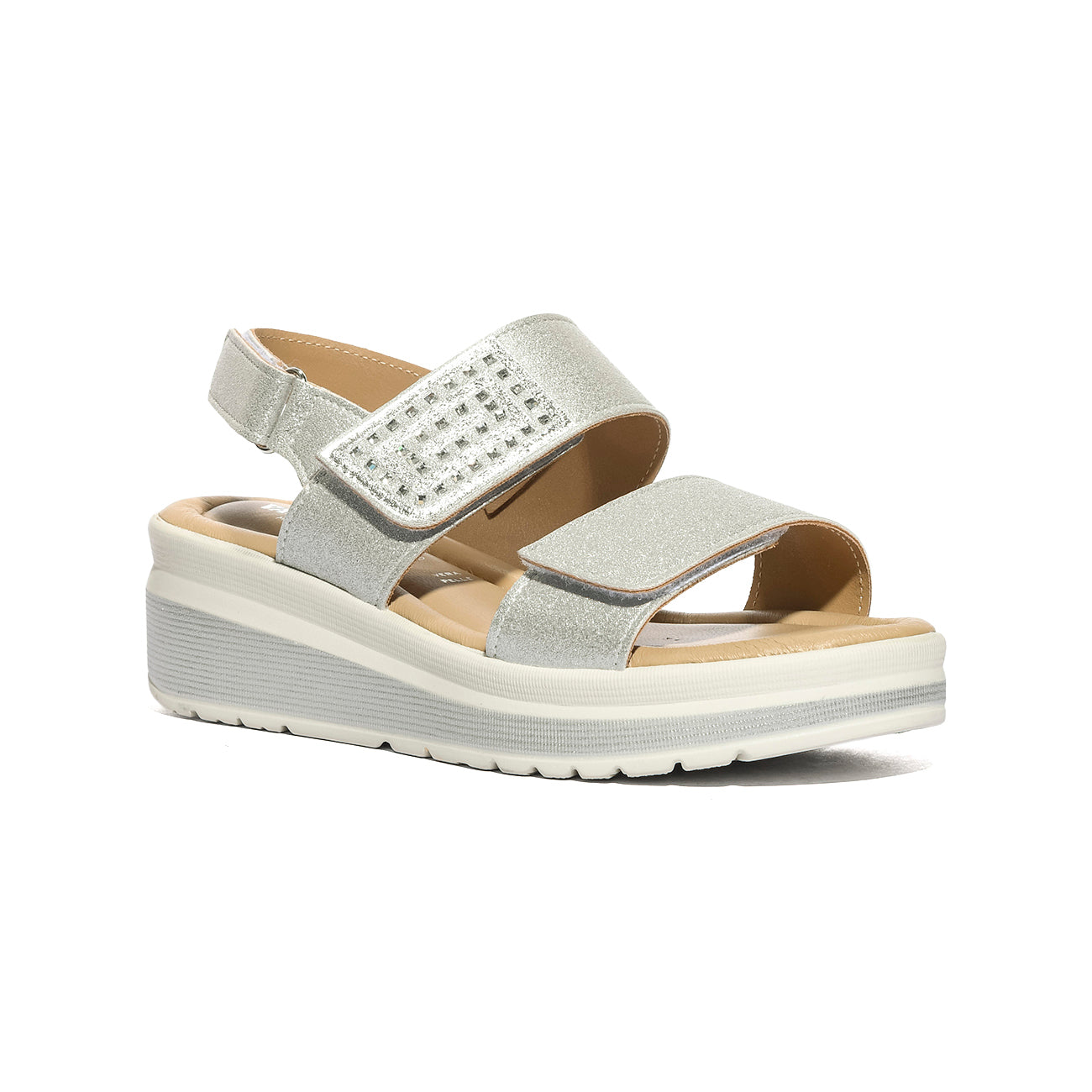 VALLEVERDE VMI104M ARGENTO Sandali Donna 