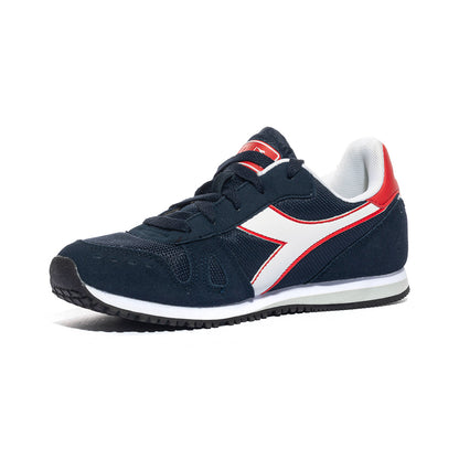 Sneakers Diadora Simple Run Gs Blu Bianche