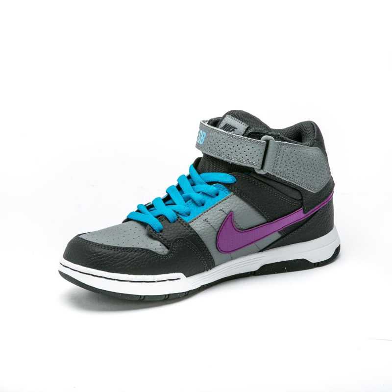 NIKE 645025GREY VIVID PURPLE