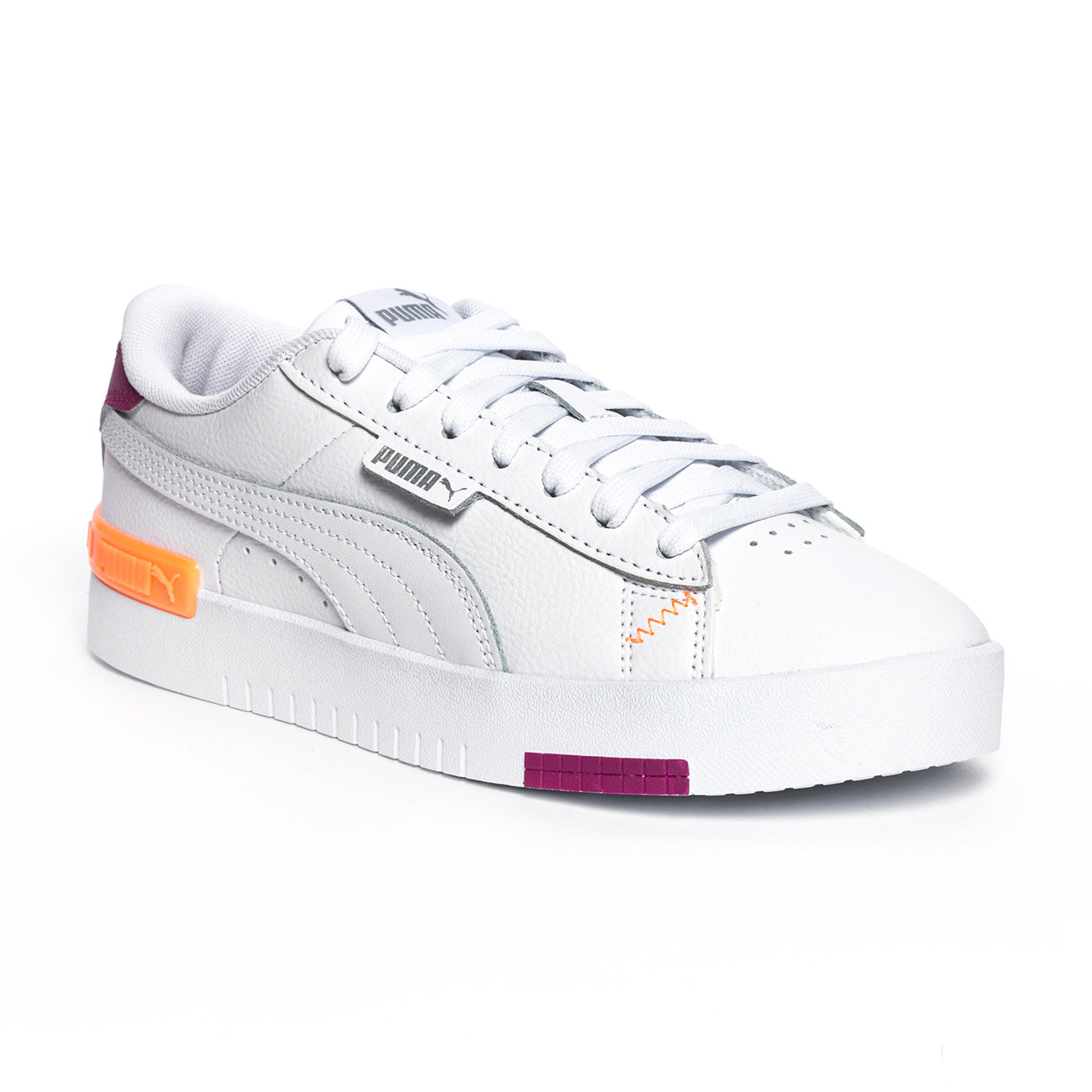 PUMA 380751-10 WHITE WHITE FUCHSIA SILVER Sneakers Donna 